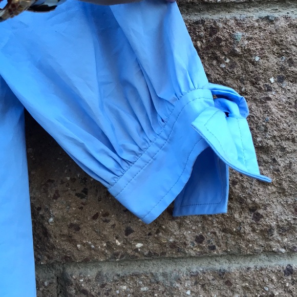 Pearl by Lela Rose Poplin Tie Sleeve Top - Picture 4 of 7